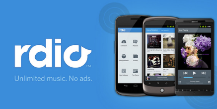 rdio app screenshot